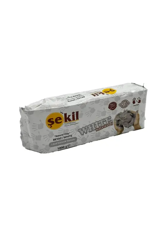 Şekil Kil Hamuru Beyaz 1 Kg - Şekil