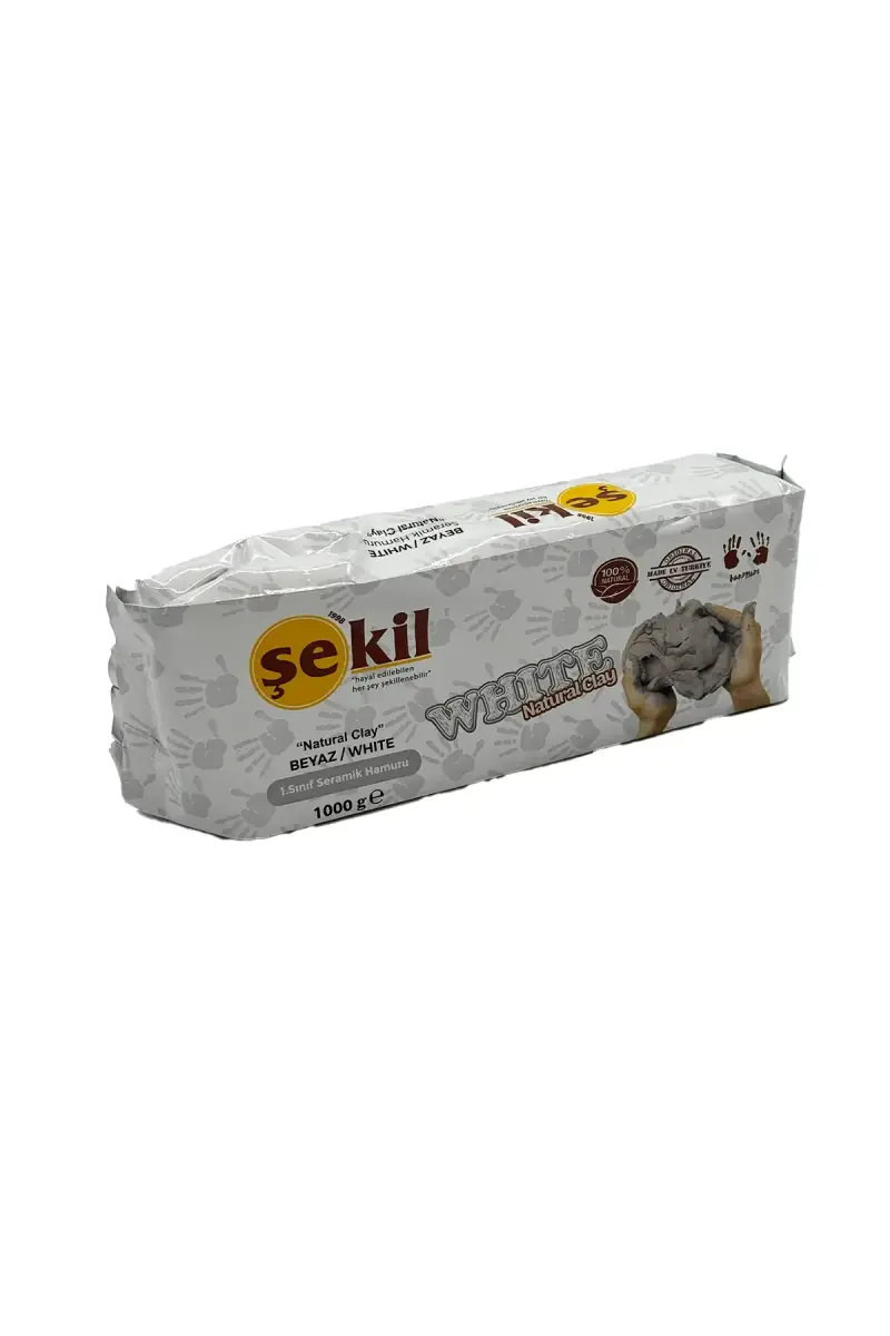 Şekil Kil Hamuru Beyaz 1 Kg - 1