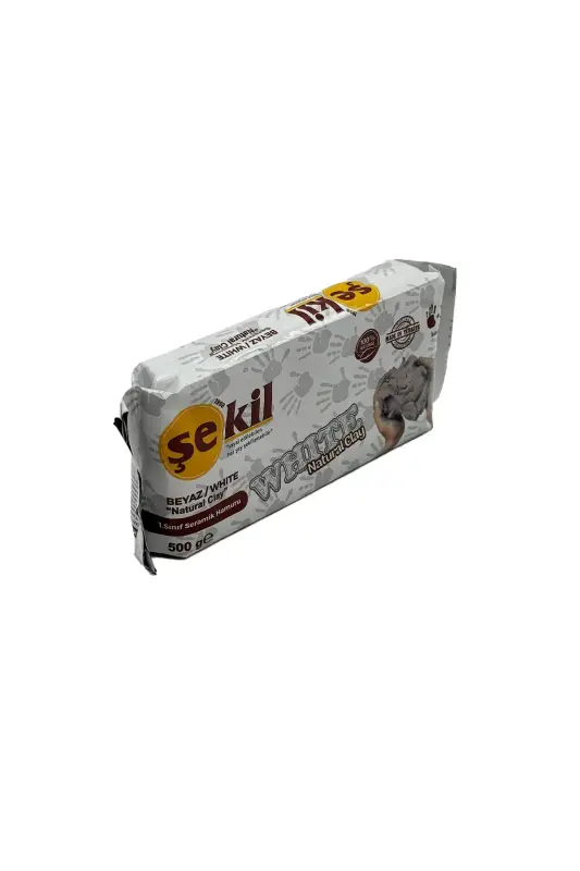 Şekil Kil Hamuru Beyaz 500 Gr - Şekil