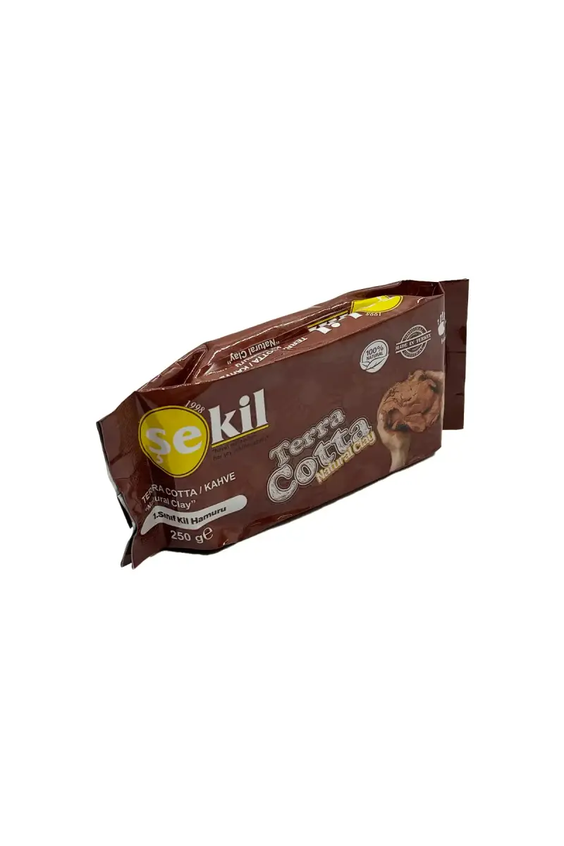 Şekil Kil Hamuru Kahverengi 250 Gr - 1