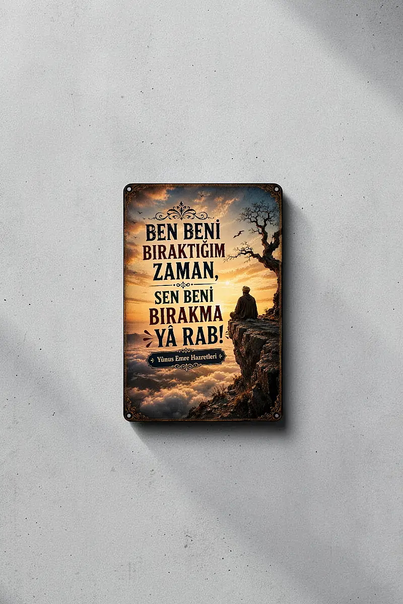 Sen Beni Bırakma MiniDekor Magnet Ayaklı 9×13,5 cm - 3