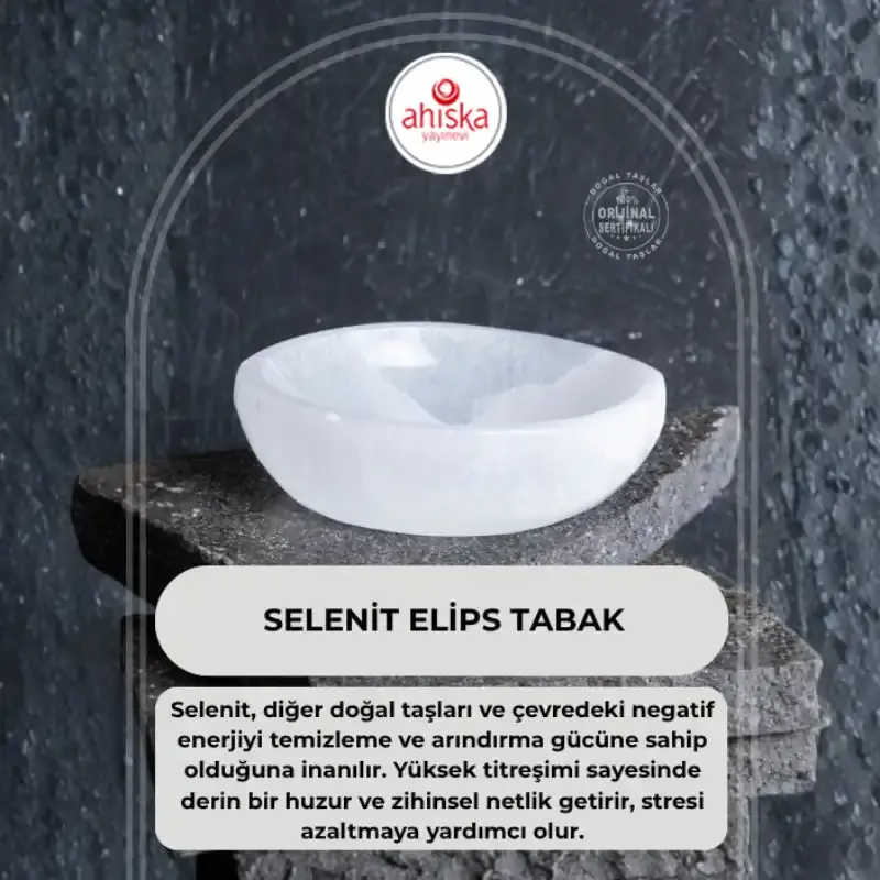 Sertifikal Selenit Elips Tabak no.4 - 2