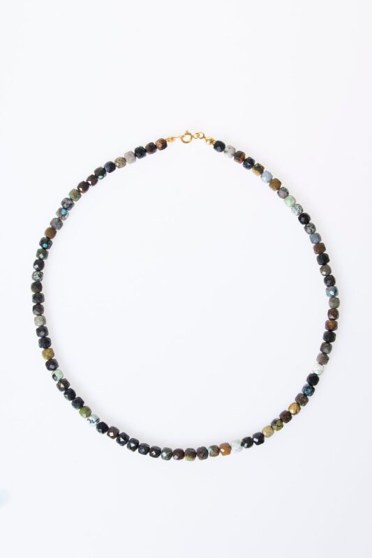 Sertifikalı Afrika Turkuaz Doğal Taş Kolye (SK:247) - 6