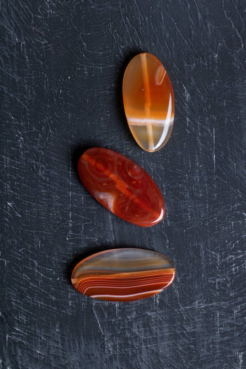 Sertifikalı Akik Doğal Taş Tımbıl El Taşı (SK:139) - 2