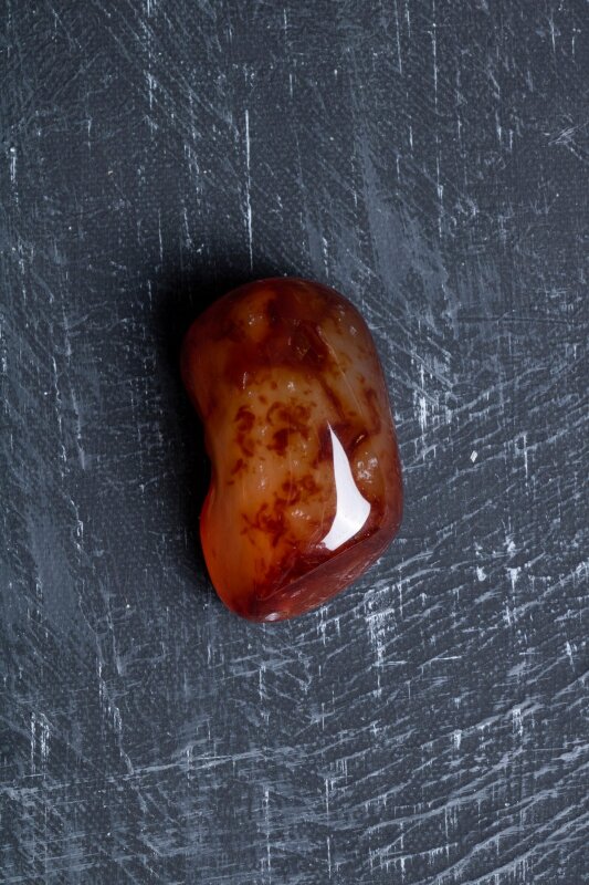 Sertifikalı Akik Doğal Taş Tımbıl El Taşı (SK:147) - 2