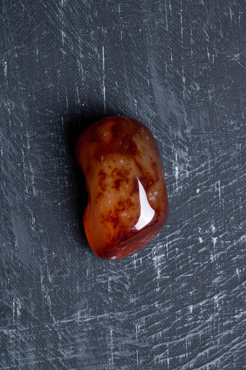 Sertifikalı Akik Doğal Taş Tımbıl El Taşı (SK:147) - 2