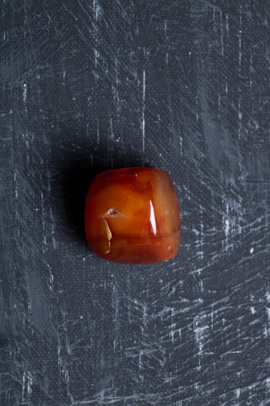 Sertifikalı Akik Doğal Taş Tımbıl El Taşı (SK:147) - 5