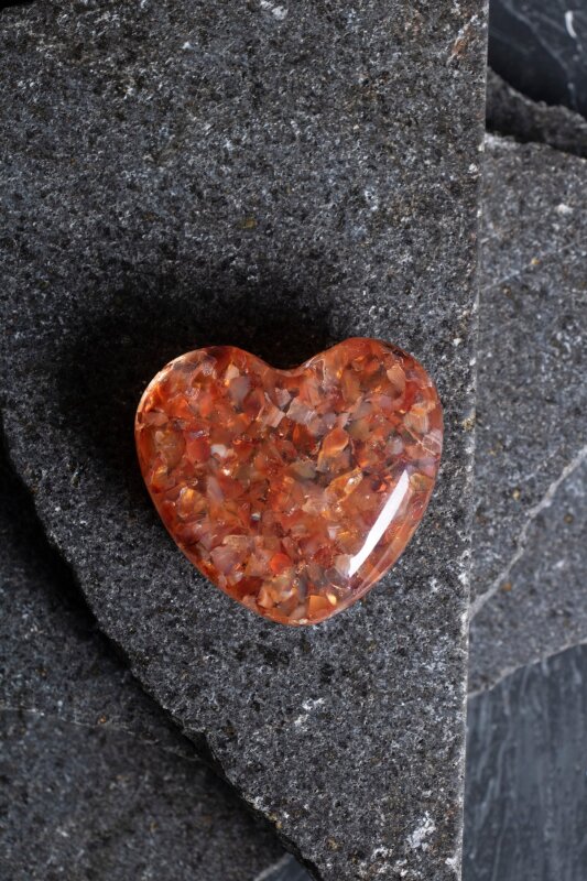 Sertifikalı Akik Kalp - 4