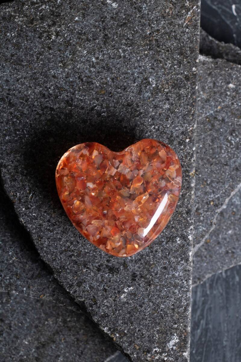 Sertifikalı Akik Kalp - 4