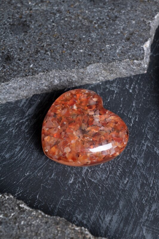 Sertifikalı Akik Kalp - 5