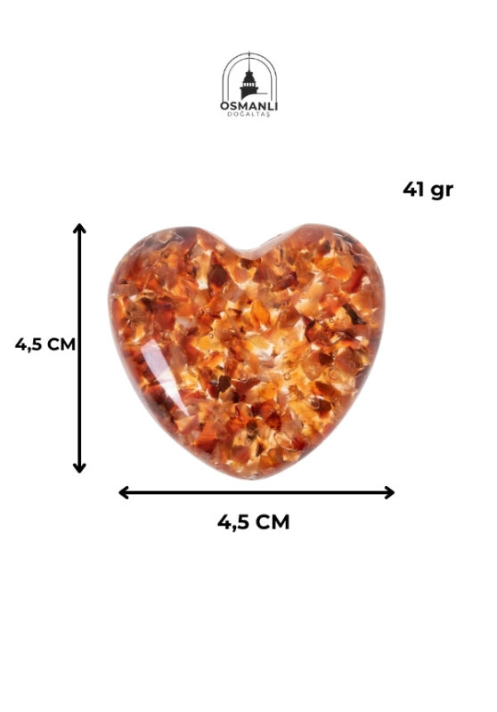 Sertifikalı Akik Kalp - 6