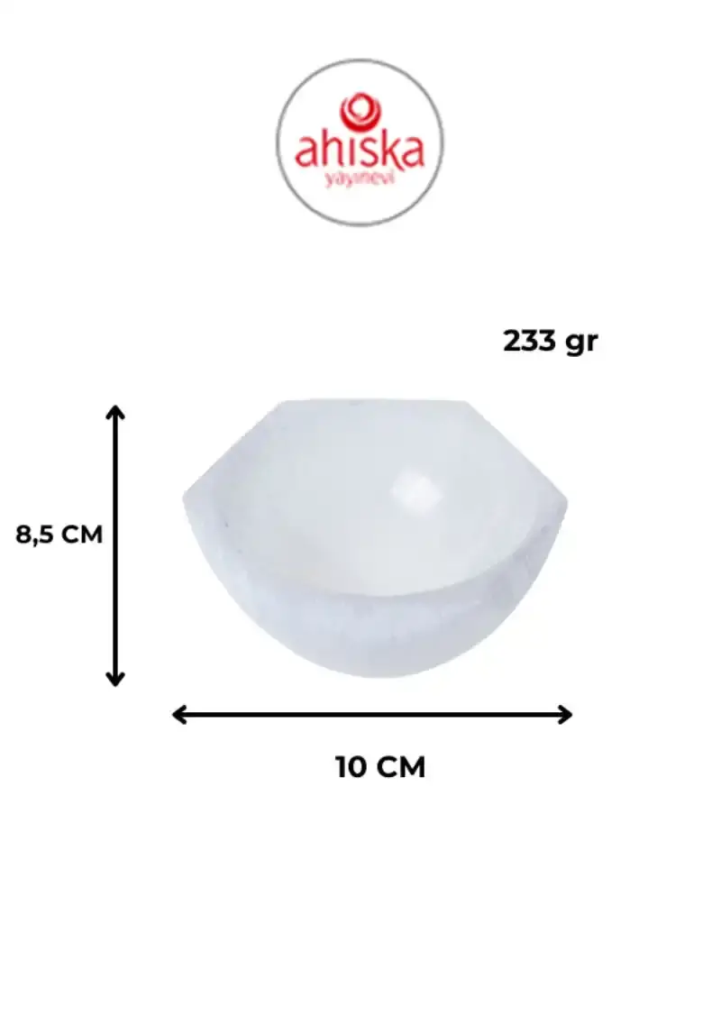 Sertifikalı Altıgen Selenit Tabak - 6