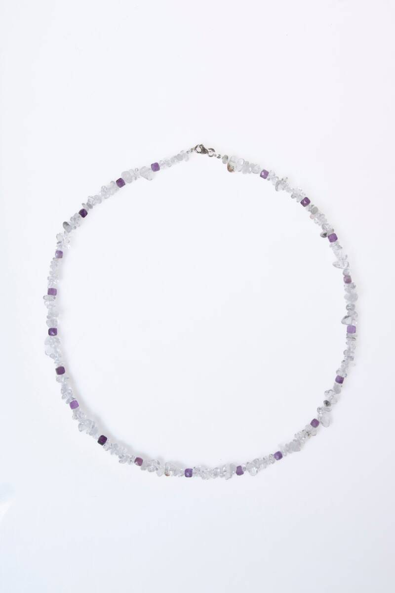 Sertifikalı Ametist, Kuvars Doğal Taş Kolye (SK:026) - 6