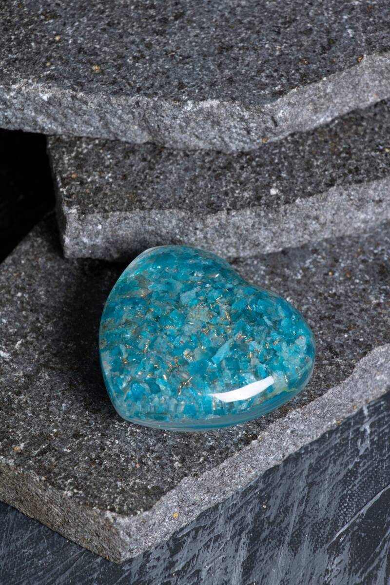 Sertifikalı Apatit Kalp - 4