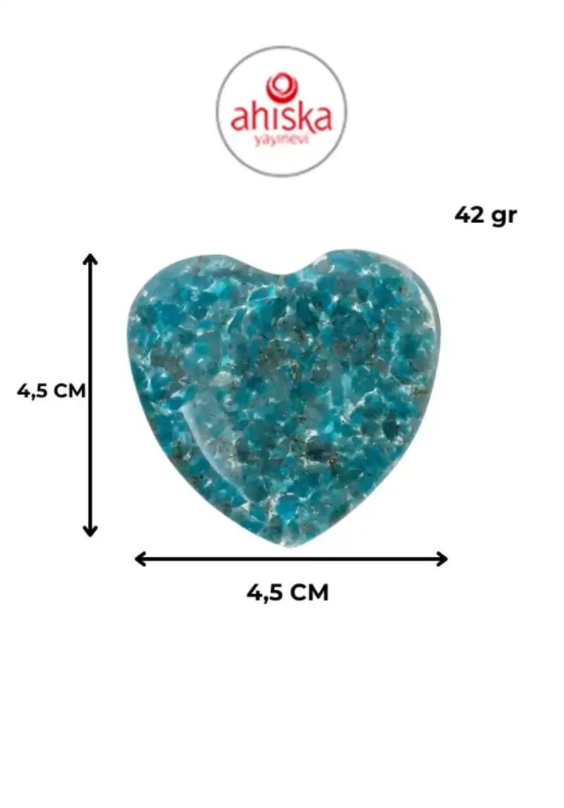 Sertifikalı Apatit Kalp - 6