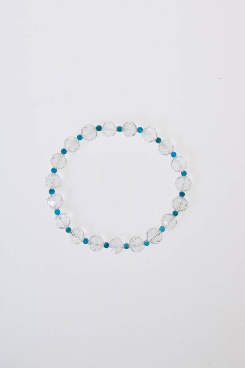 Sertifikalı Apatit, Kristal Kuvars Doğal Taş Bileklik (SK:370) - 5