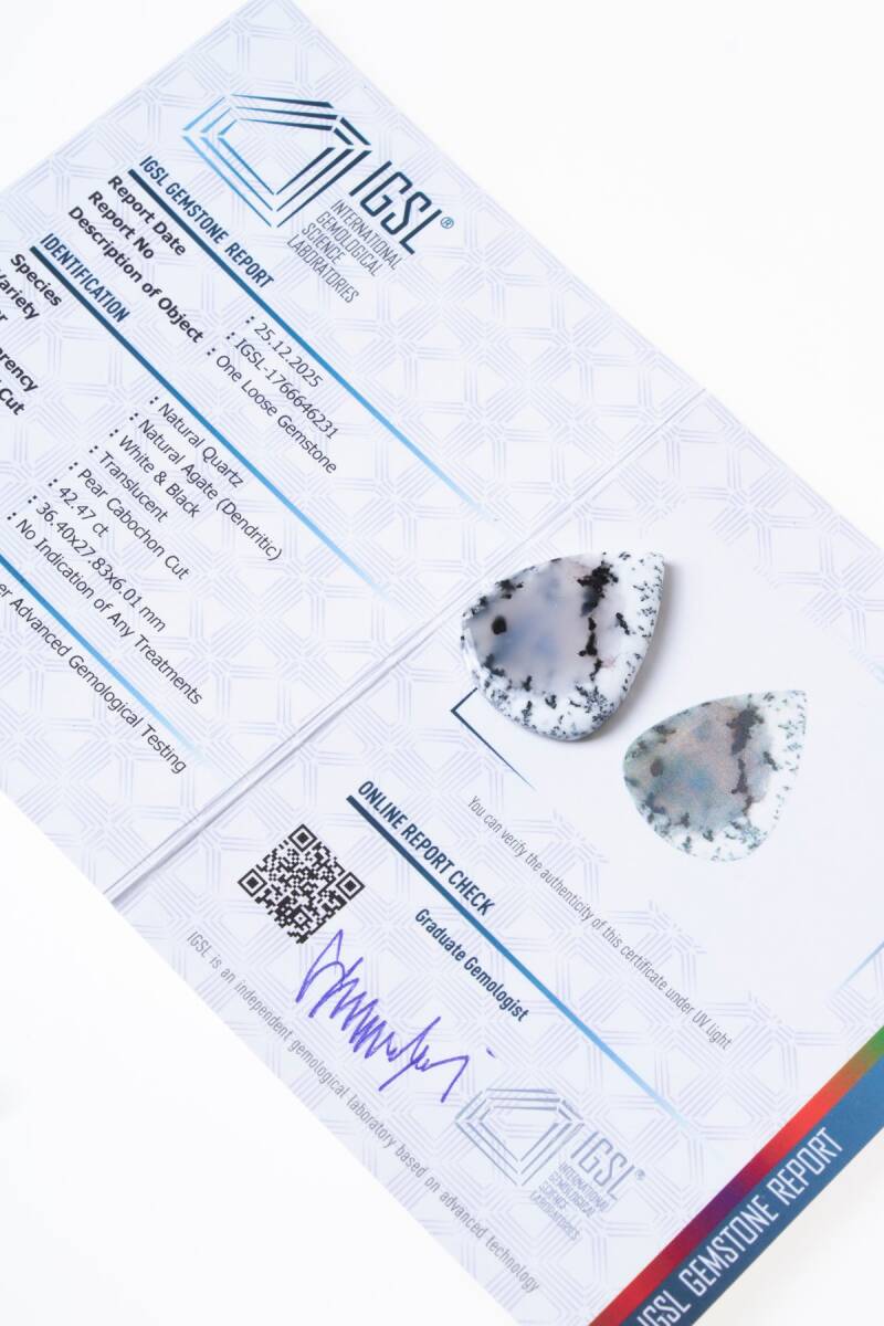 Sertifikalı Damla Akik Kabaşon (S.K:312) - 1