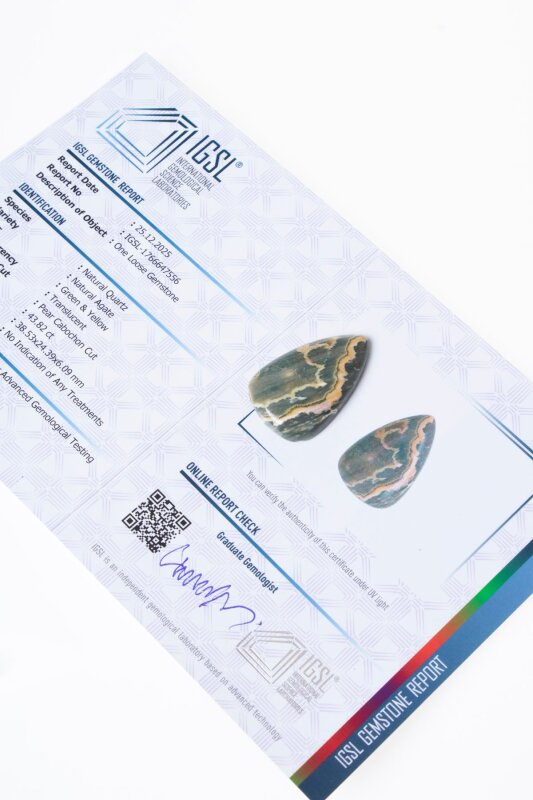 Sertifikalı Damla Akik Kabaşon (S.K:316) - Doğal Taş