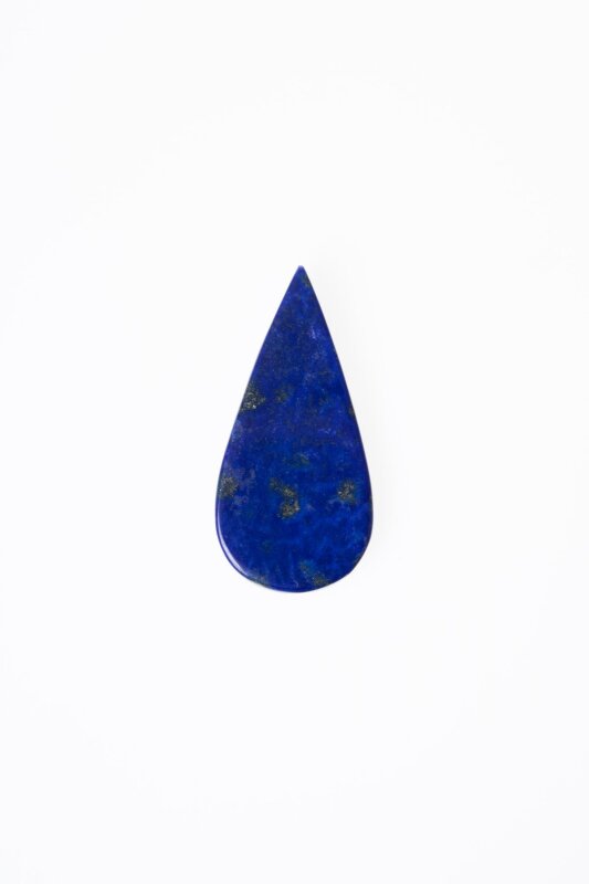 Sertifikalı Damla Lapis Lazuli Kabaşon (S.K:315) - 2