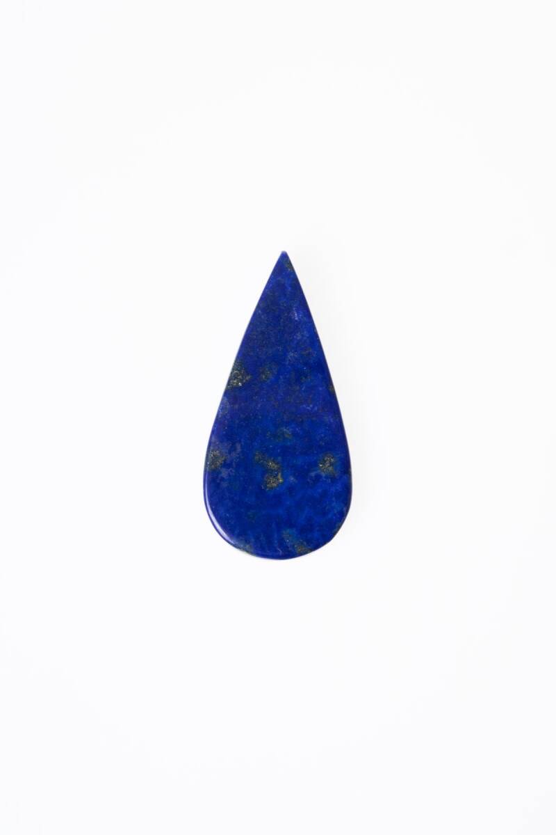 Sertifikalı Damla Lapis Lazuli Kabaşon (S.K:315) - 2