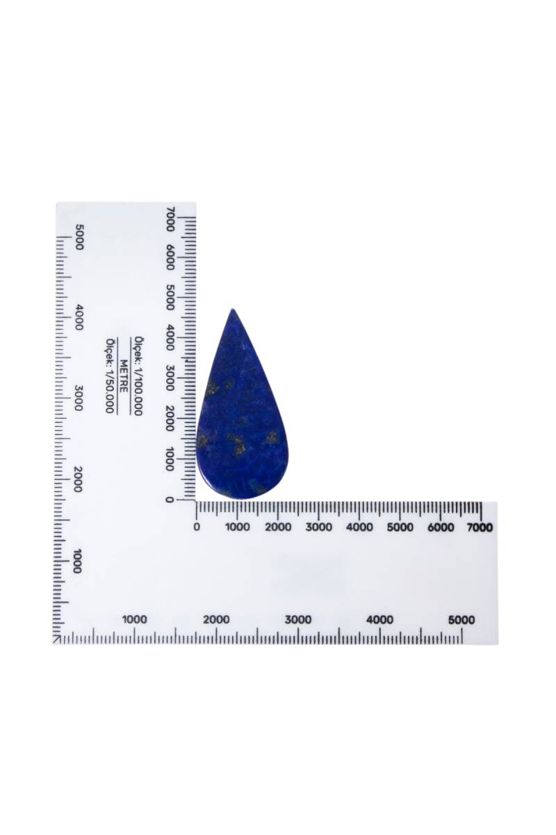 Sertifikalı Damla Lapis Lazuli Kabaşon (S.K:315) - 3