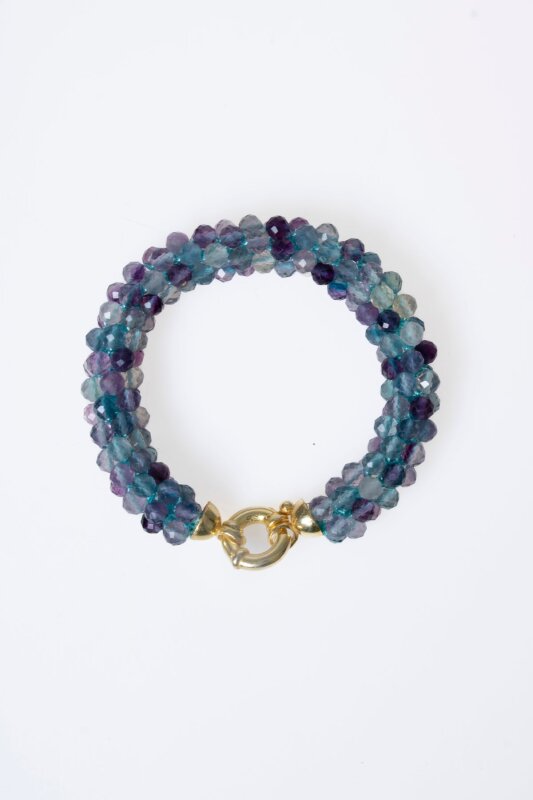 Sertifikalı El İşçiliği Örme Florit Gümüş Kapama Bileklik (SK:138) - 6