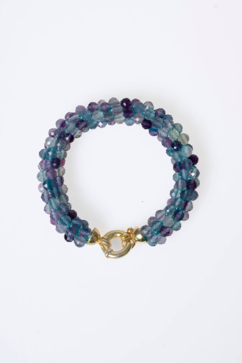 Sertifikalı El İşçiliği Örme Florit Gümüş Kapama Bileklik (SK:138) - 6