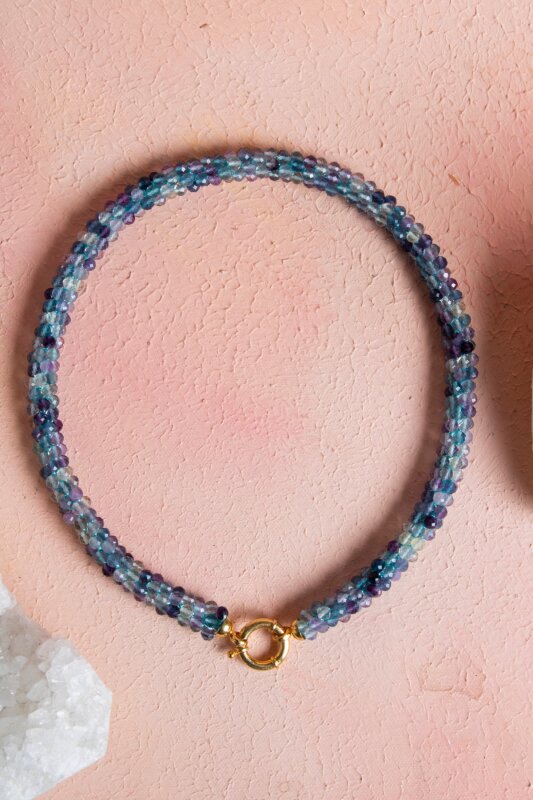 Sertifikalı El İşçiliği Örme Florit Gümüş Kapama Kolye (SK:137) - 4