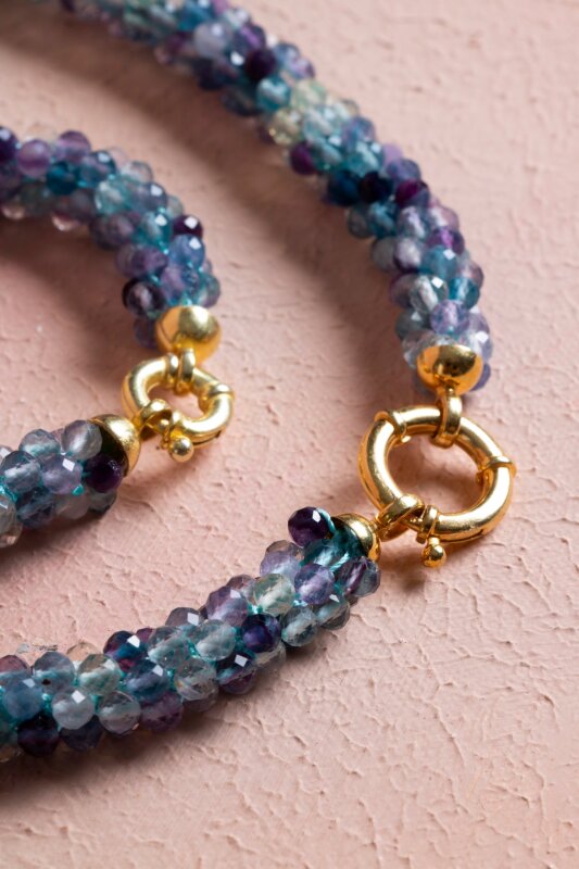 Sertifikalı El İşçiliği Örme Florit Gümüş Kapama Set (SK:136) - 5