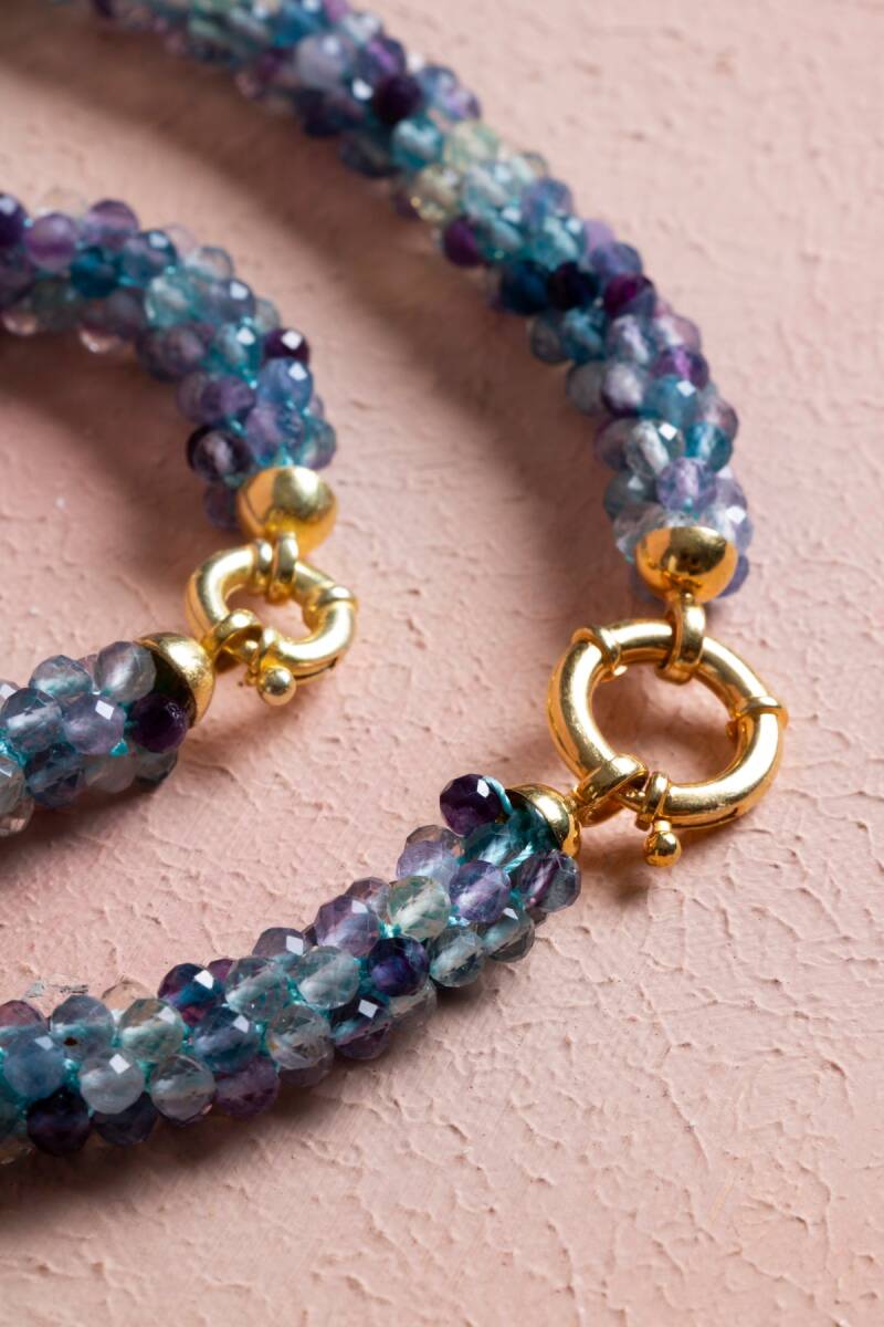 Sertifikalı El İşçiliği Örme Florit Gümüş Kapama Set (SK:136) - 5