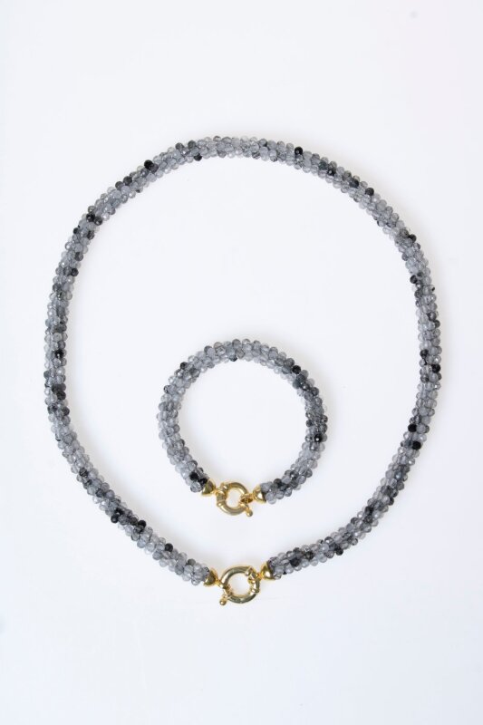 Sertifikalı El İşçiliği Örme Rutilli Kuvars Kapama Set (SK:109) - 6