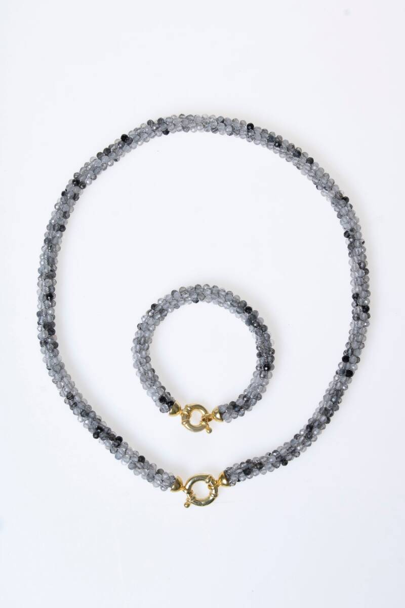 Sertifikalı El İşçiliği Örme Rutilli Kuvars Kapama Set (SK:109) - 6