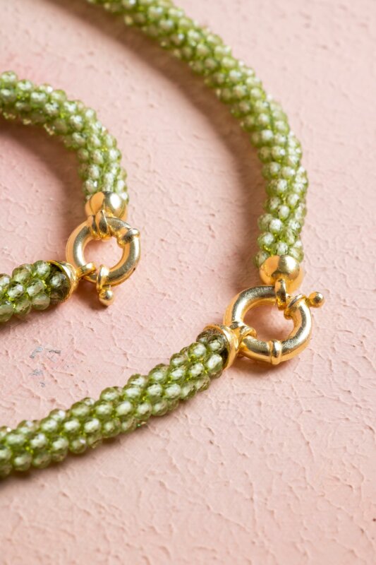 Sertifikalı El İşçiliği Örme Zebercet Gümüş Kapama Set (SK:097) - 5