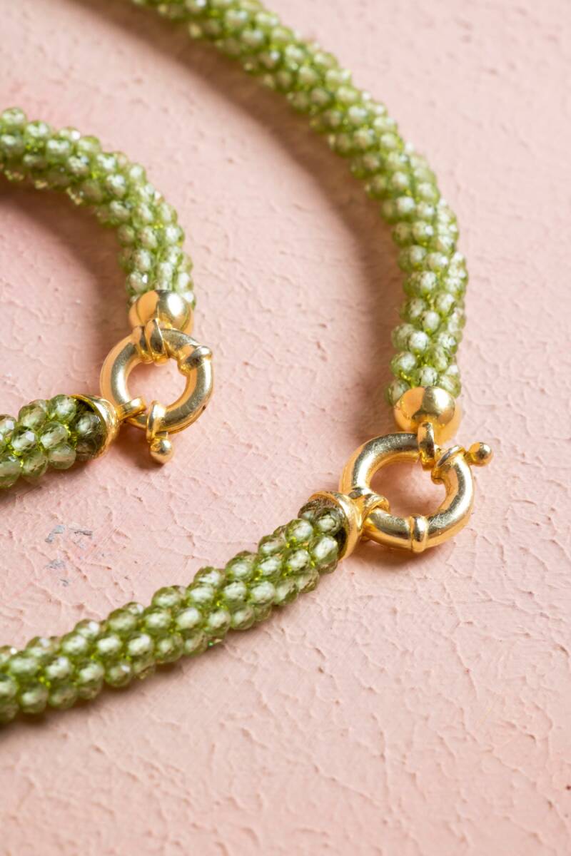 Sertifikalı El İşçiliği Örme Zebercet Gümüş Kapama Set (SK:097) - 5