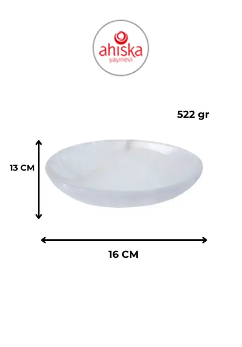 Sertifikalı Elips Selenit Tabak no.6 - 6