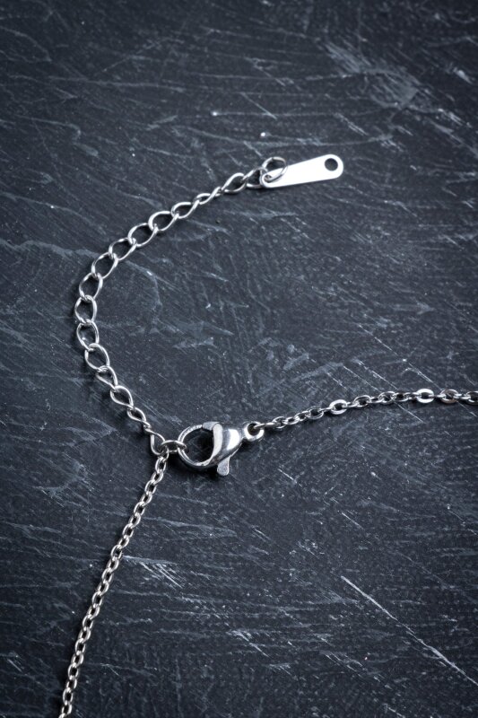 Sertifikalı Florit Doğal Taş Esans Şişesi Kolye - 4