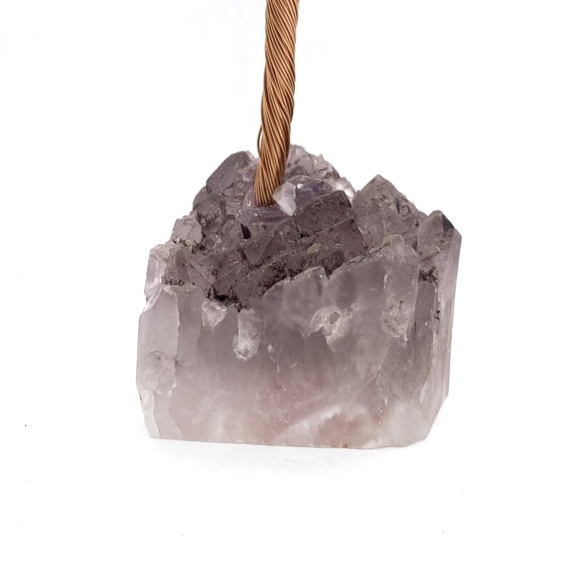 Sertifikalı Hakiki Orijinal Doğal Taş Anyolit Ağaç - Alt Kısmı Ametist - 3