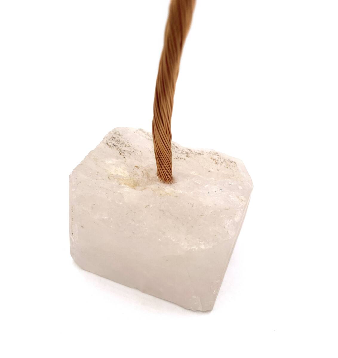 Sertifikalı Hakiki Orijinal Doğal Taş Mor Florit Ağaç - Alt Kısmı Pembe Kuvars - 4