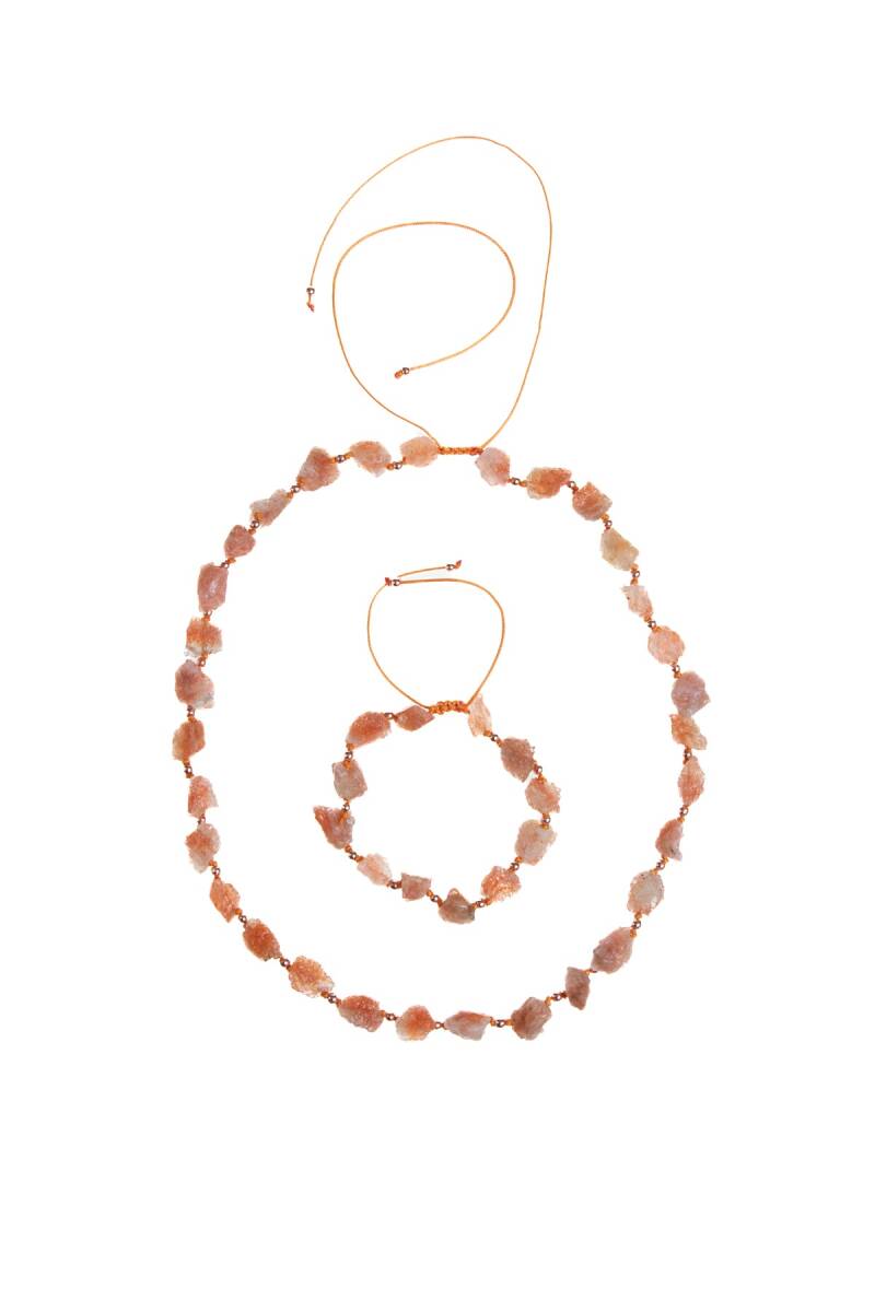 Sertifikalı Ham Güneş Taşı Doğaltaş Takım - 5