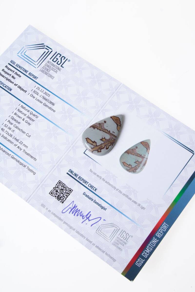 Sertifikalı Jasper Kabaşon (S.K:321) - 1