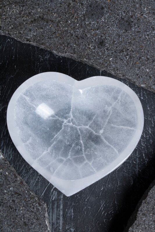 Sertifikalı Kalp Tabak no.2 - Doğal Taş