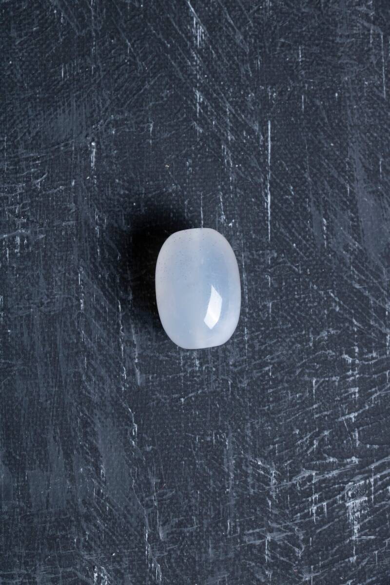 Sertifikalı Kalsedon Doğal Taş Tımbıl El Taşı (SK:149) - 2