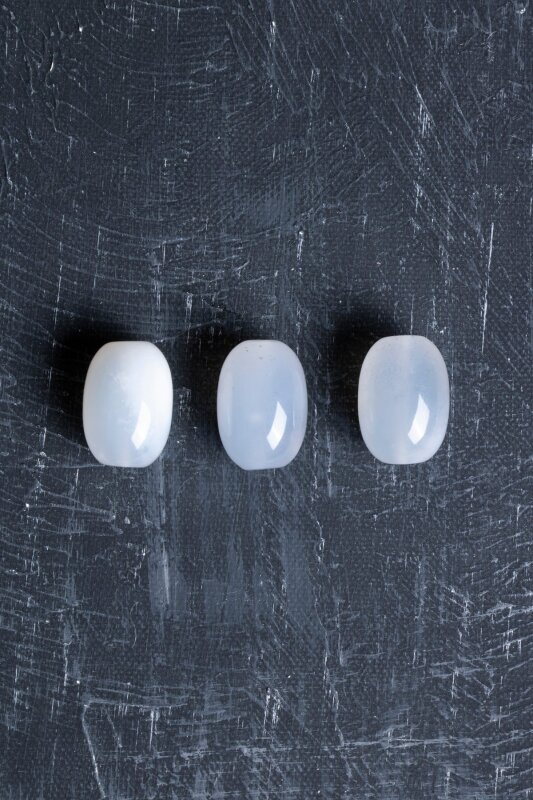 Sertifikalı Kalsedon Doğal Taş Tımbıl El Taşı (SK:149) - 3