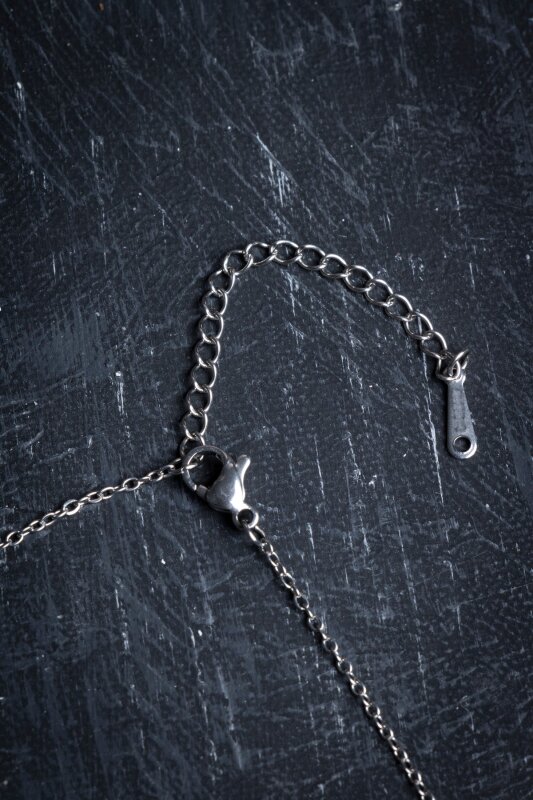 Sertifikalı Kaplan Gözü Doğal Taş Esans Şişesi Kolye - 4