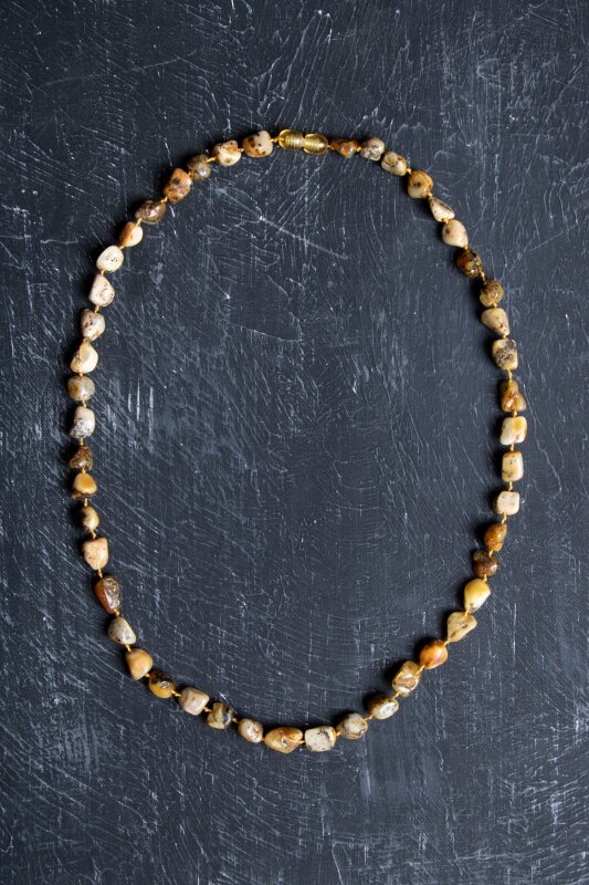 Sertifikalı Kehribar Doğal Taş Kolye (SK:150) - Doğal Taş