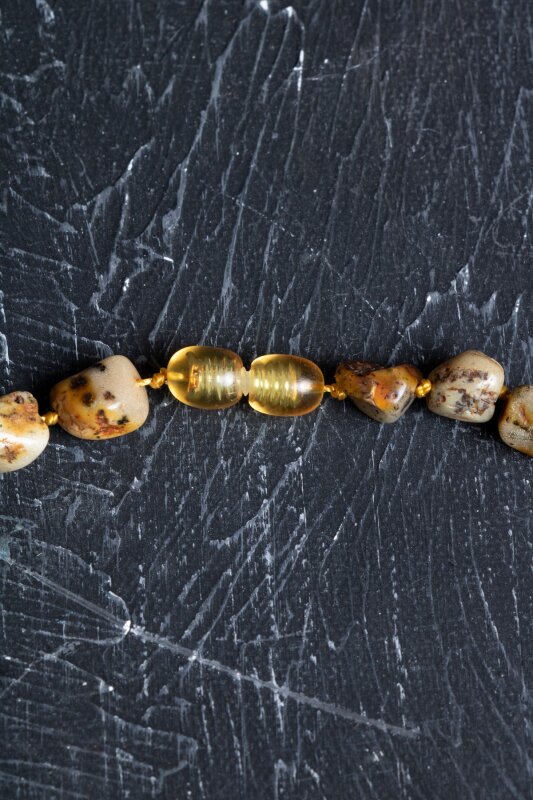 Sertifikalı Kehribar Doğal Taş Kolye (SK:150) - 5