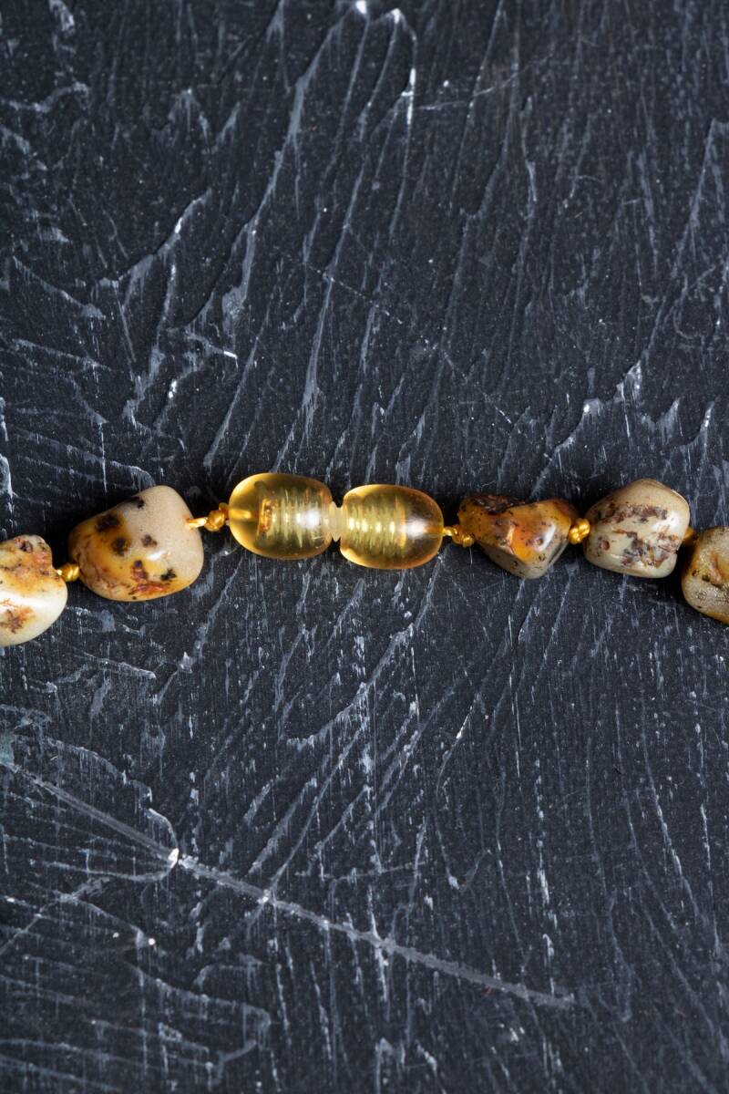 Sertifikalı Kehribar Doğal Taş Kolye (SK:150) - 5