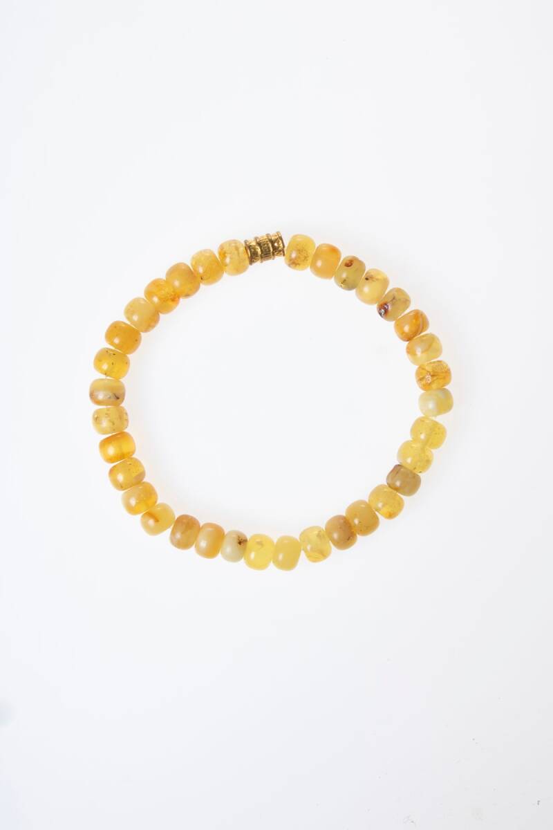 Sertifikalı Kehribar Metal Aparatlı Bileklik 2 (S.K:305) - 2