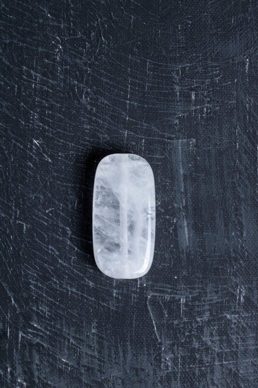 Sertifikalı Kristal Kuvars Doğal Taş Tımbıl El Taşı (SK:140) - 2