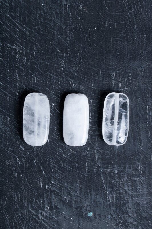 Sertifikalı Kristal Kuvars Doğal Taş Tımbıl El Taşı (SK:140) - 3